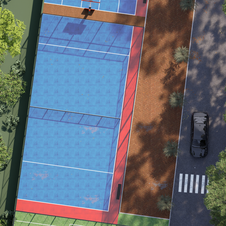 Canchas Deportivas - Vista Aérea